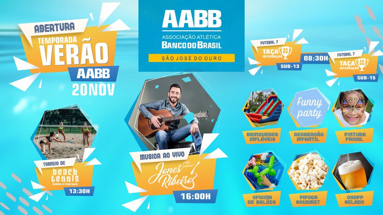 undefined - Abertura da Temporada de Verão 2025 - AABB - São José do Ouro