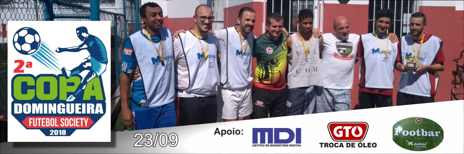 2° Copa Domingueira 23/09 08:00 hs