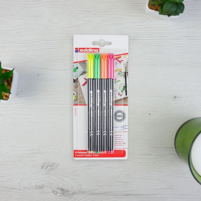 Rotulador Punta Fibra Edding 1200 Colores vivos