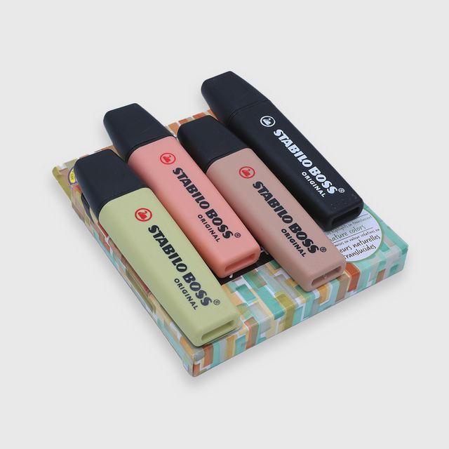 Pack Subrayadores Stabilo Boss Nature Colors.