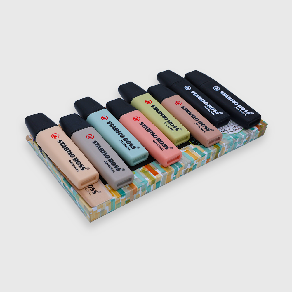 Pack 8 Subrayadores Stabilo Boss Nature Colors