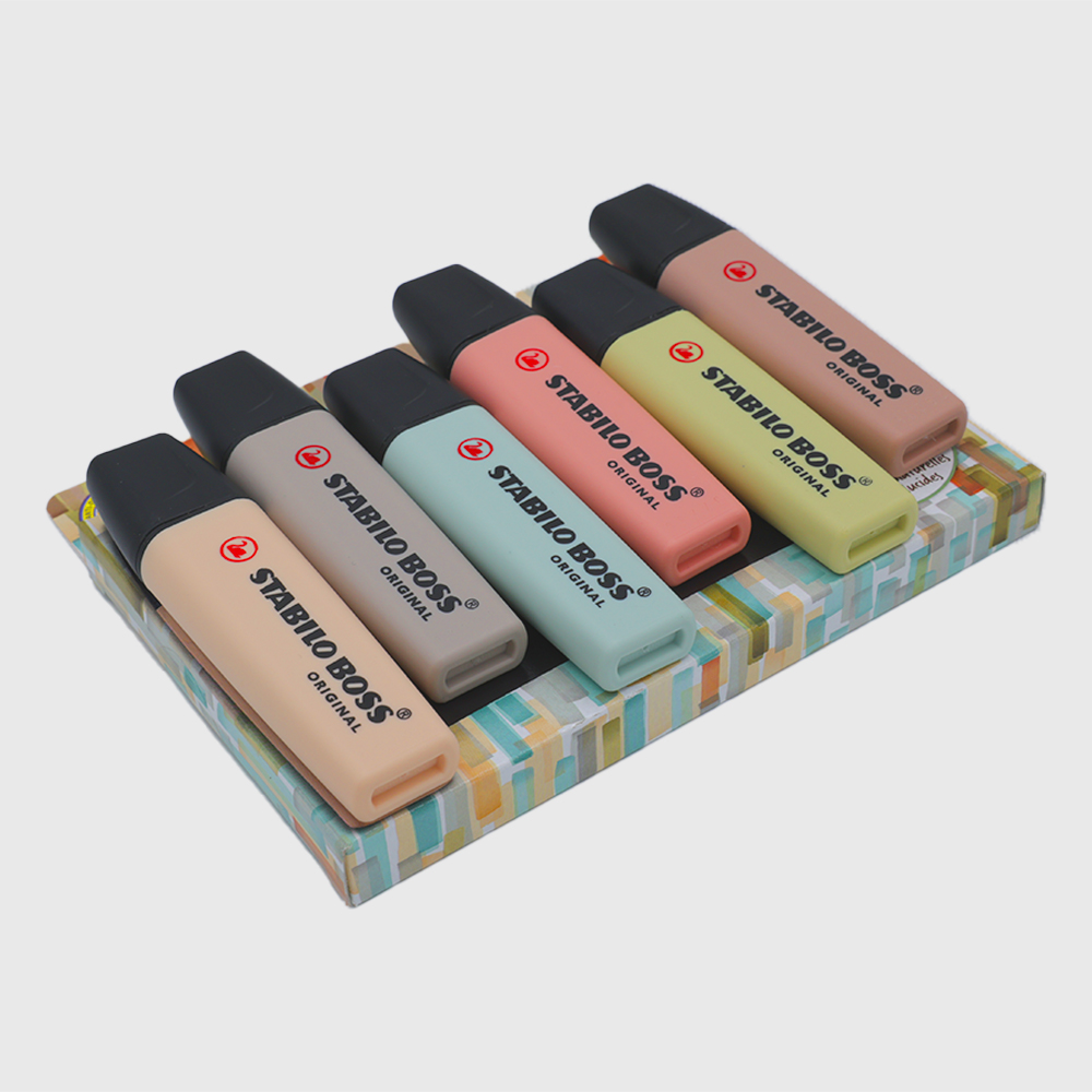 Pack 6 Subrayadores Stabilo Boss Nature Colors 