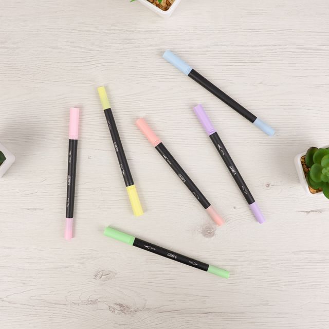 Pack Rotuladores Bic Intensity Pastel Doble Puntas  