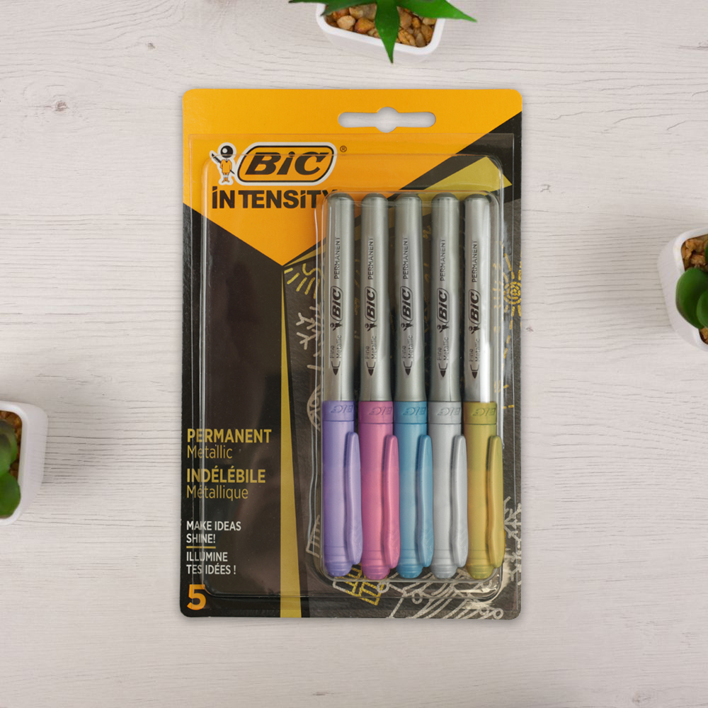 Pack Rotuladores Bic Intensity Permanentes Metalizados II