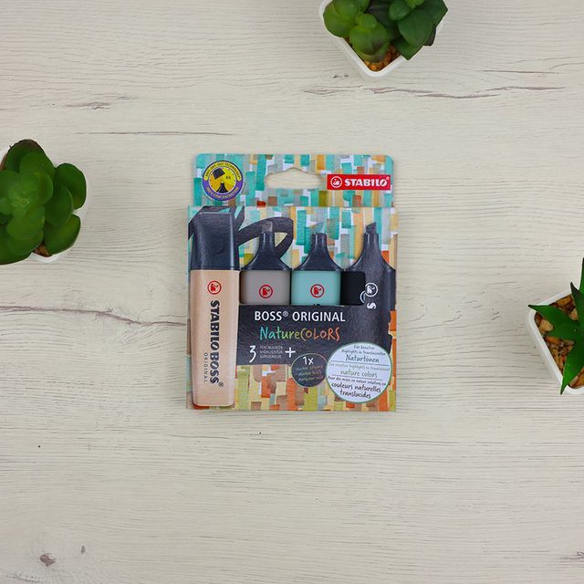 Pack Subrayadores Stabilo Boss Nature Colors