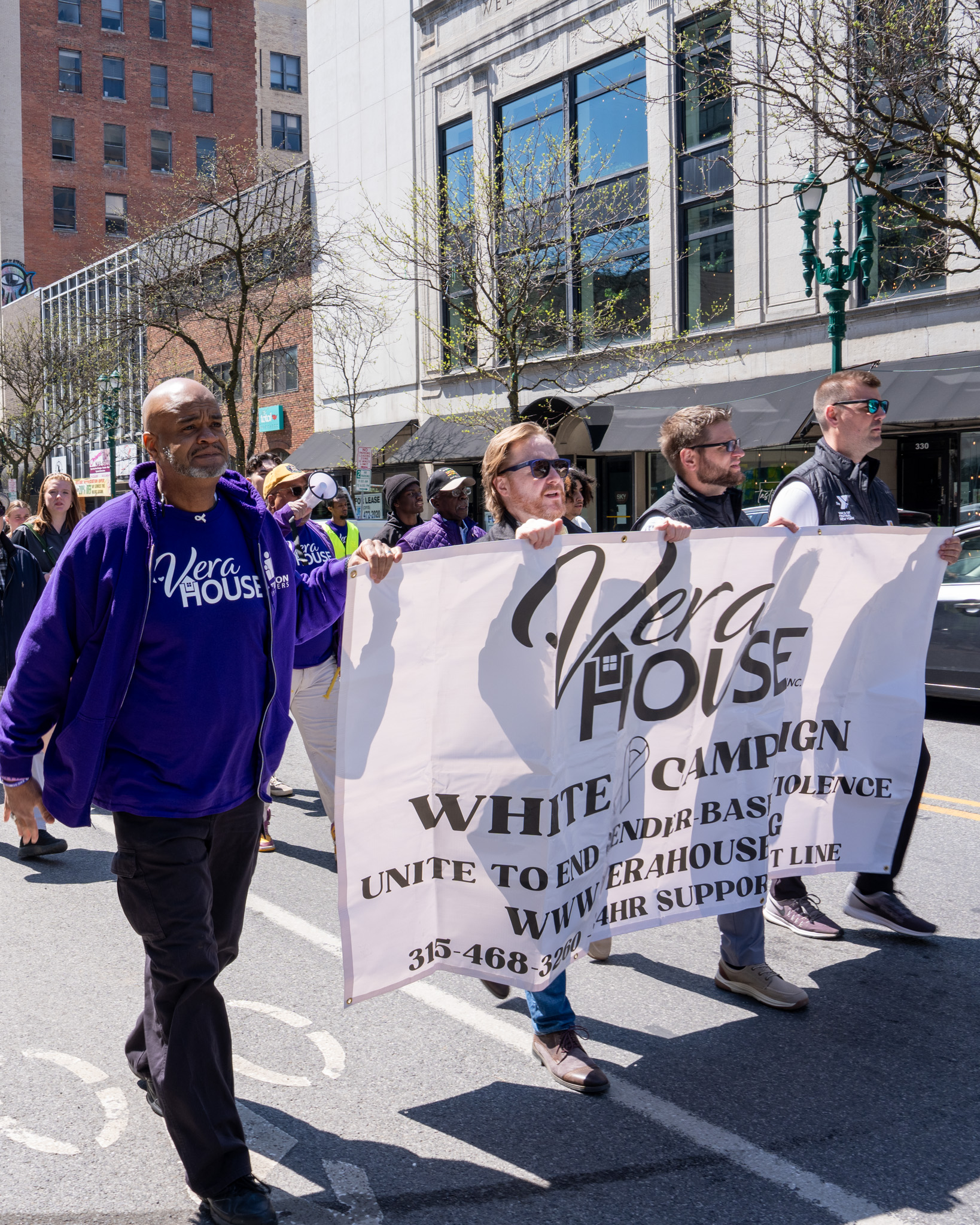 2026 White Ribbon Campaign group in Clinton Square