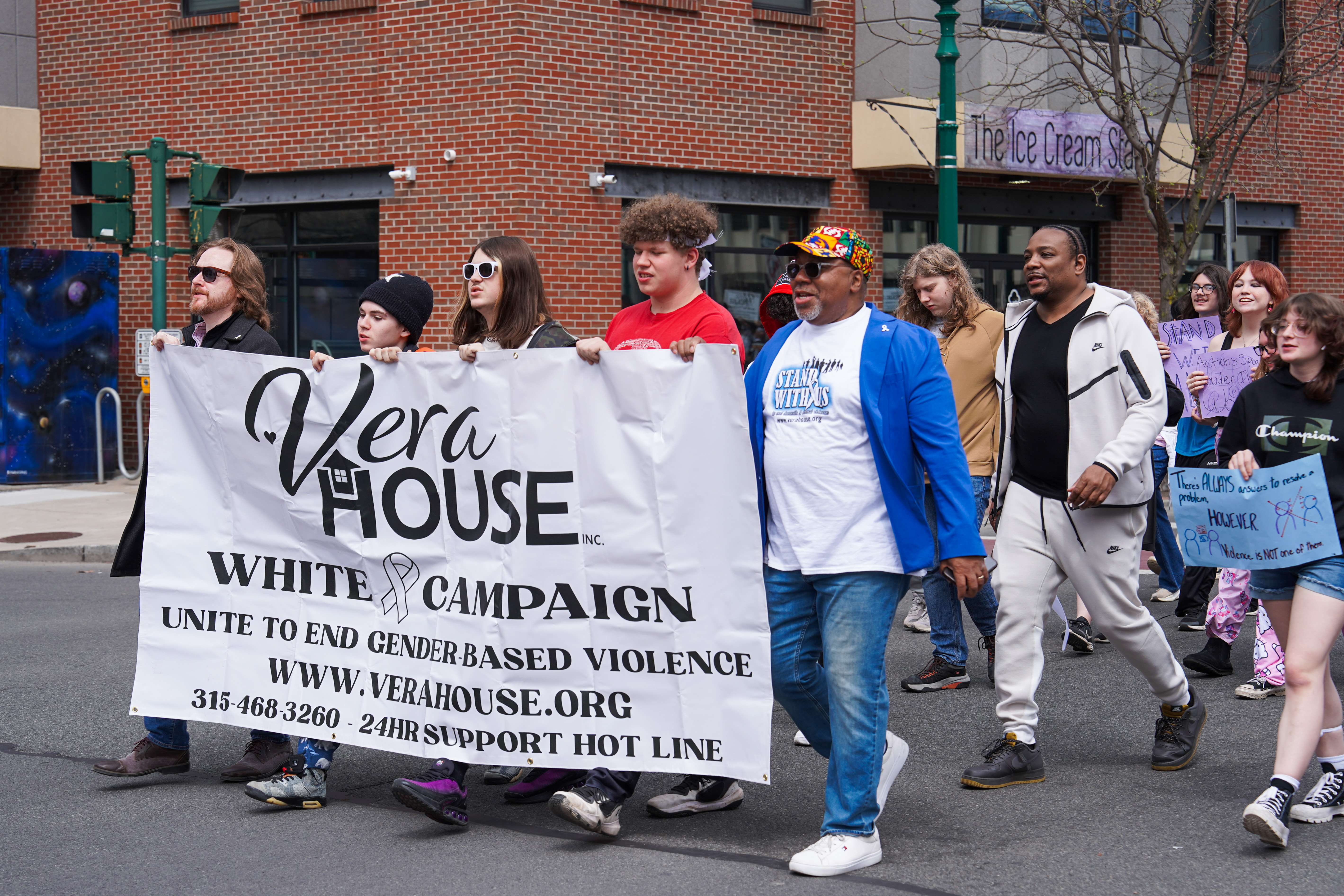 Community Leaders walking