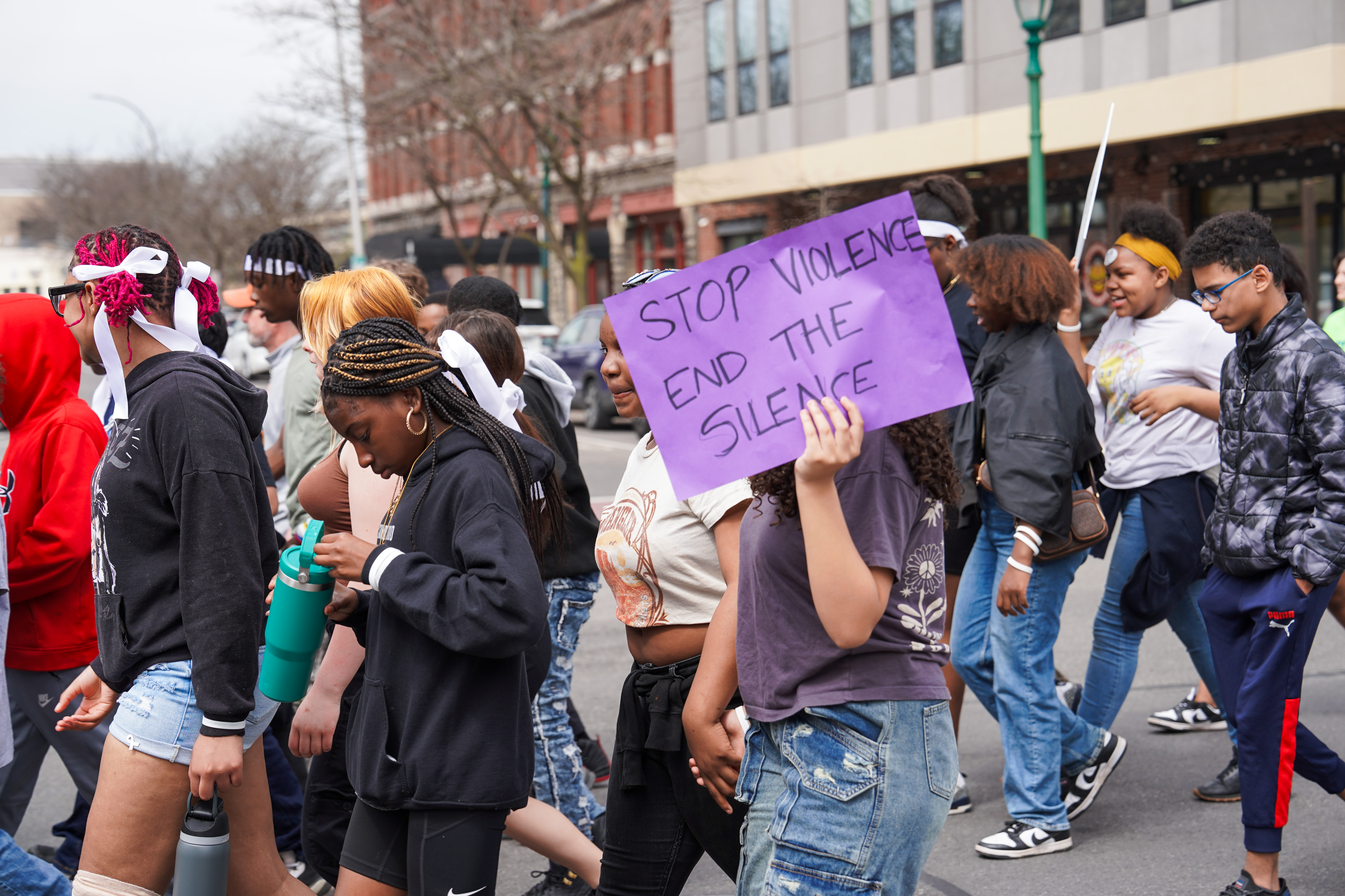 Youth supporters at WRC