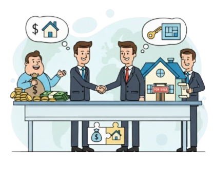 A modern, luxurious building representing high-value real estate