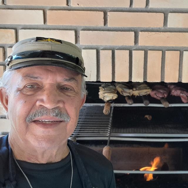 Foto de Seu Arlindo, membro satisfeito do Coração Sertanejo