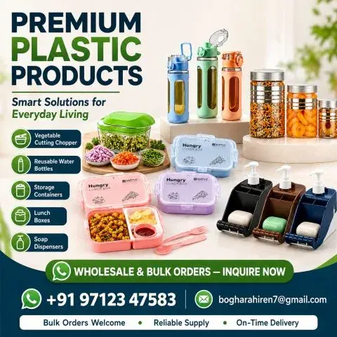 PLASTIC PRODUCTS (KITCHEN & HOUSEHOLD)