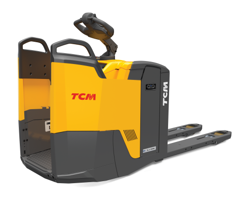 Transpalet pietonal cu platforma fixa si intrare operator prin spate PTP/R 2.0 -2.5 tone