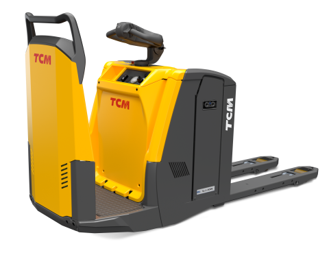 Transpalet pietonal cu platforma fixa si intrare operator prin lateral PTP/S 2.0 -2.5 tone