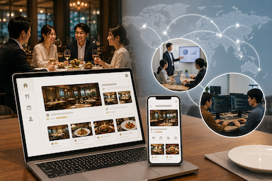 大手福利厚生型会食システムのコンサルティング・設計・オフショア開発支援を担当