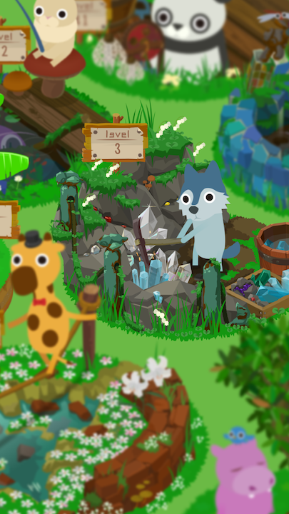 株式会社ドロップシードのカジュアルゲーム『Zoo Life』の開発を担当
