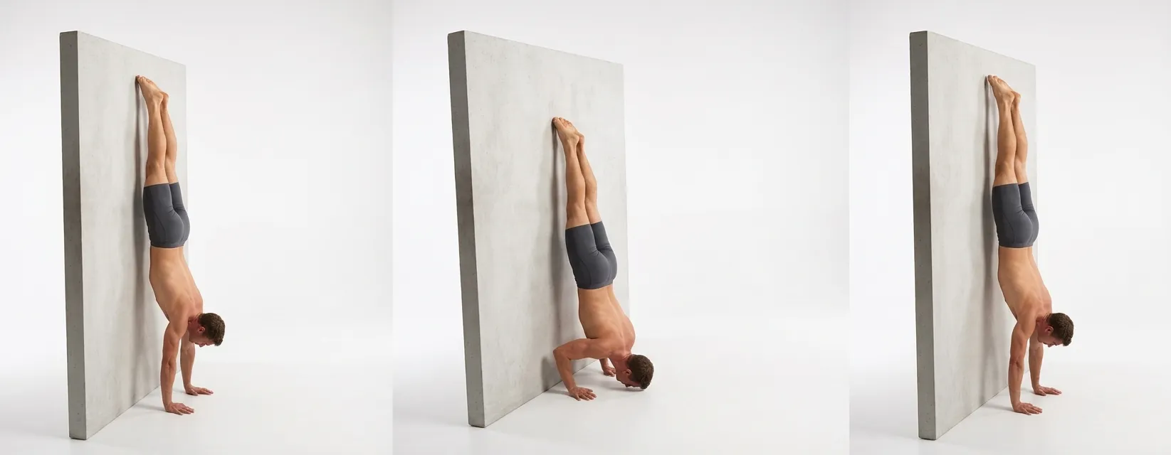Wall Headstand Pushup demonstration