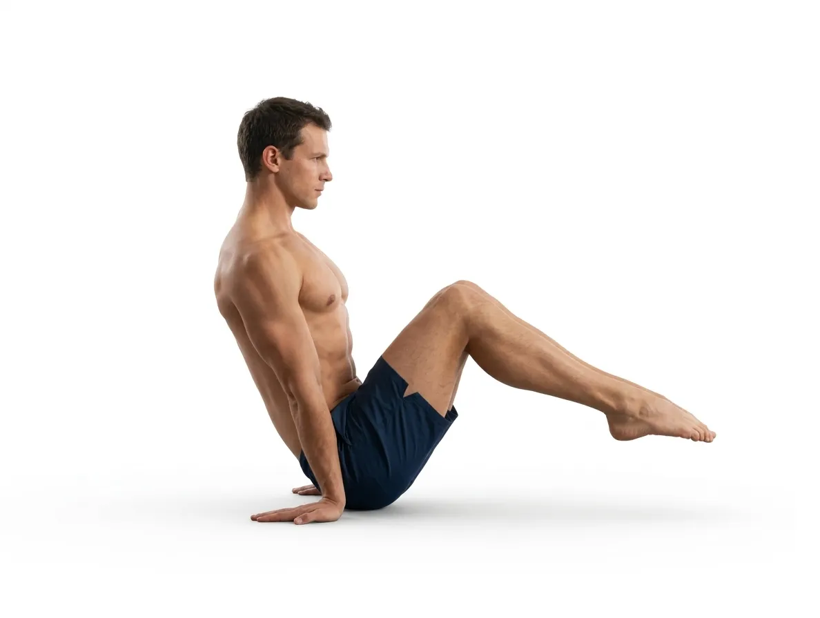 Tuck L-Sit demonstration