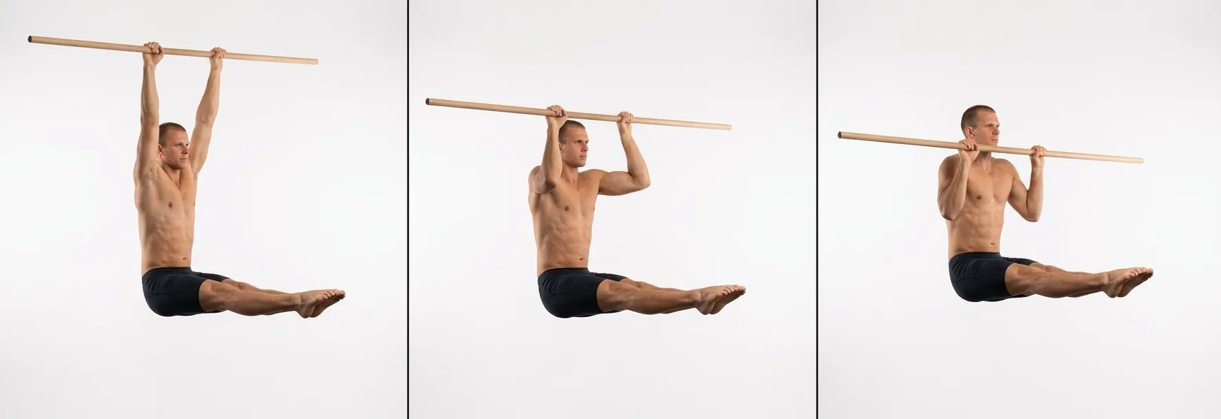L-Sit Pull-Ups demonstration
