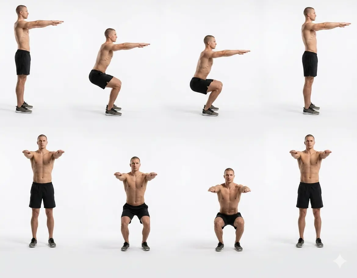 Parallel Squat demonstration
