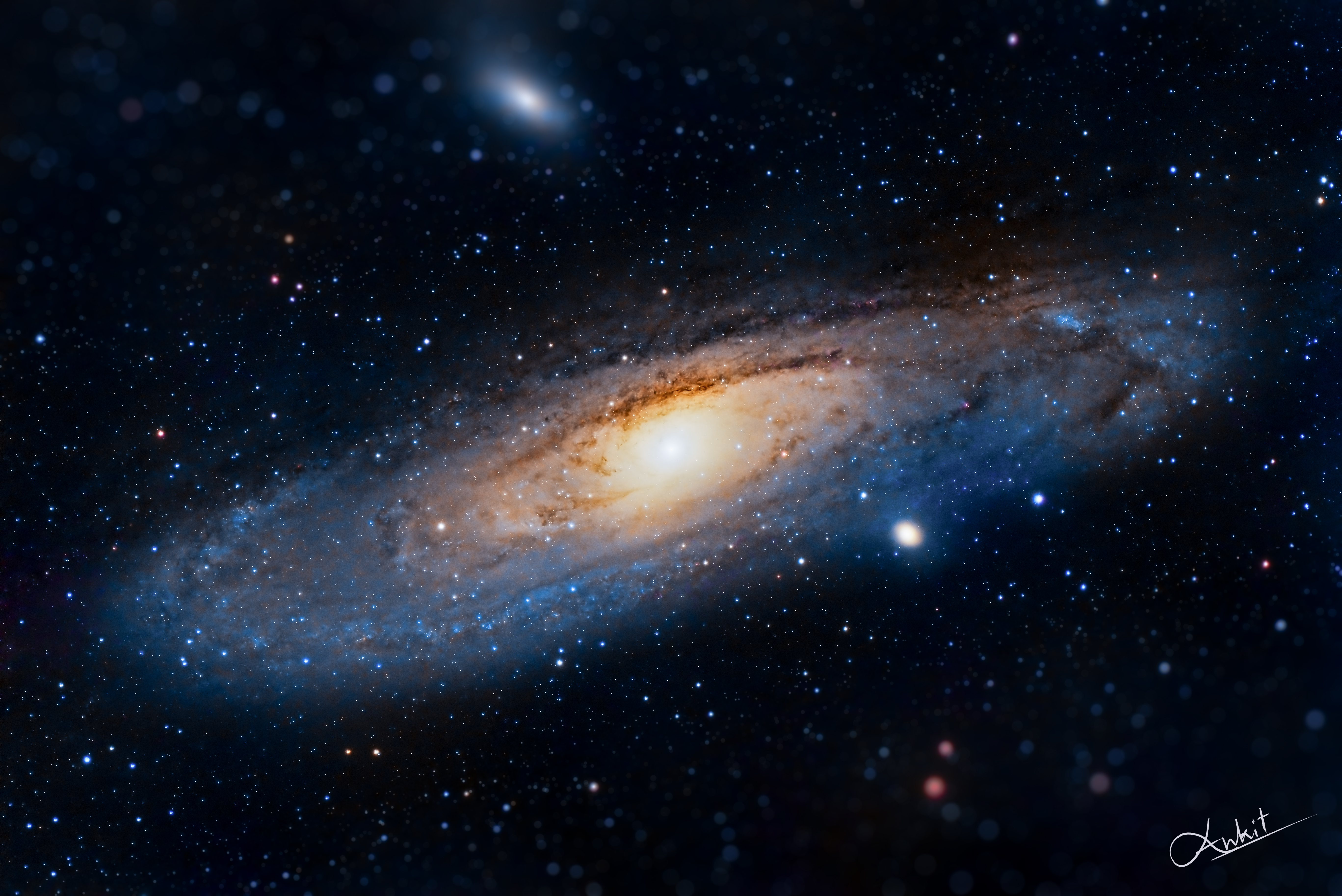 Giant whirlpool called Andromeda.