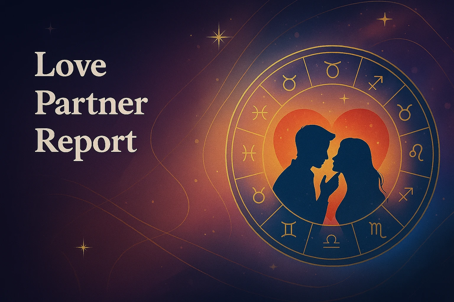 Mystic Banana's AI-powered compatibility report showing a love partner's astrological chart analysis.