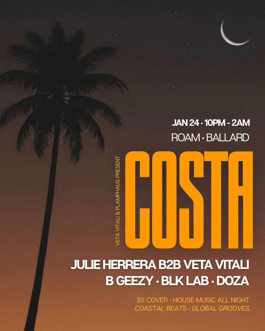 COSTA Vol. 5 flyer