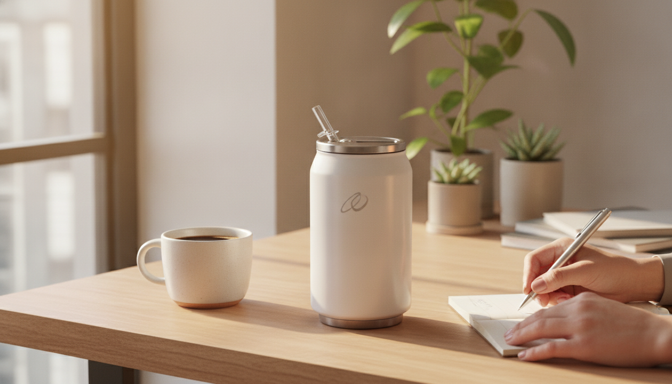 Botellas y mugs corporativos: guía para elegir el material correcto