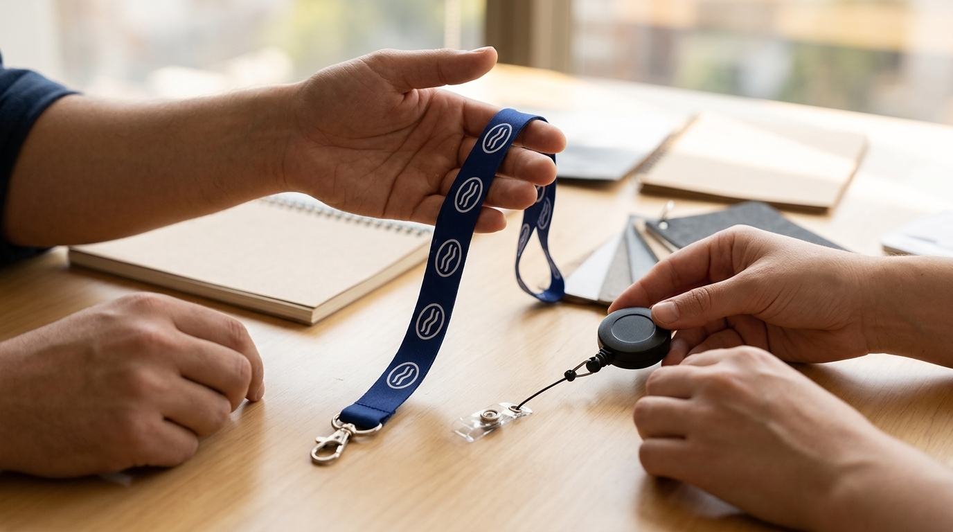 Lanyard vs yoyo retráctil: qué credencial elegir para un evento