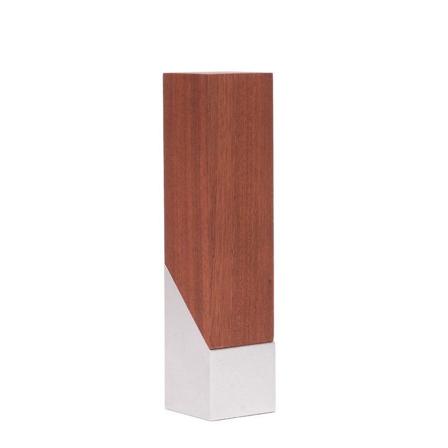 Bloque Trofeo de Acero y Madera «LUKAS» — vista 3 · GF Group