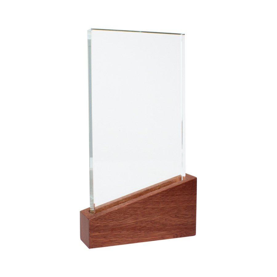 Trofeo Galvano de Madera y Cristal «Lido» — vista 2 · GF Group