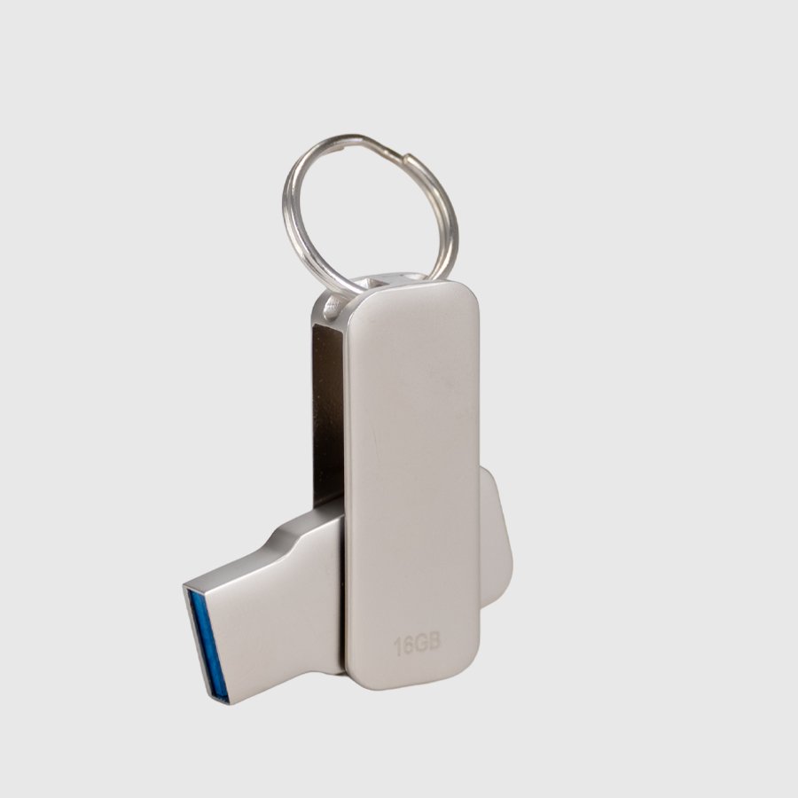USB 3.0 Pendrive «Swivel» de Acero inoxidable 16GB — vista 6 · GF Group