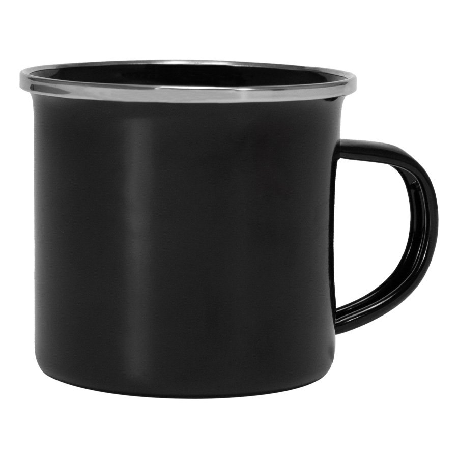 Tazón Enlozado Negro 350ml — vista 2 · GF Group