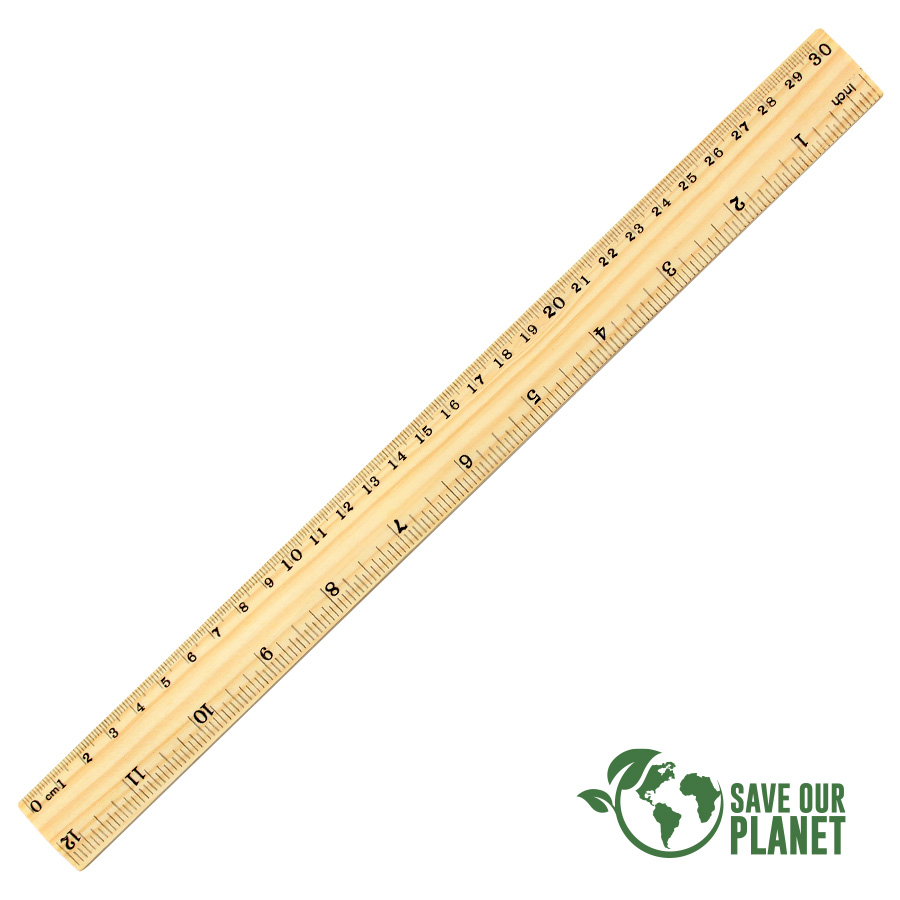 Regla de Madera 30 cm — Oficina y escritura · GF Group