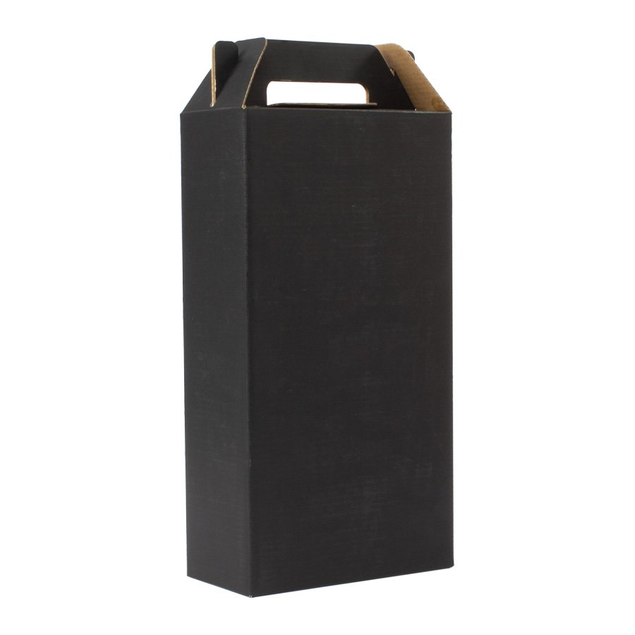 Caja autoarmable con asas, para 2 botellas de Vino — vista 3 · GF Group