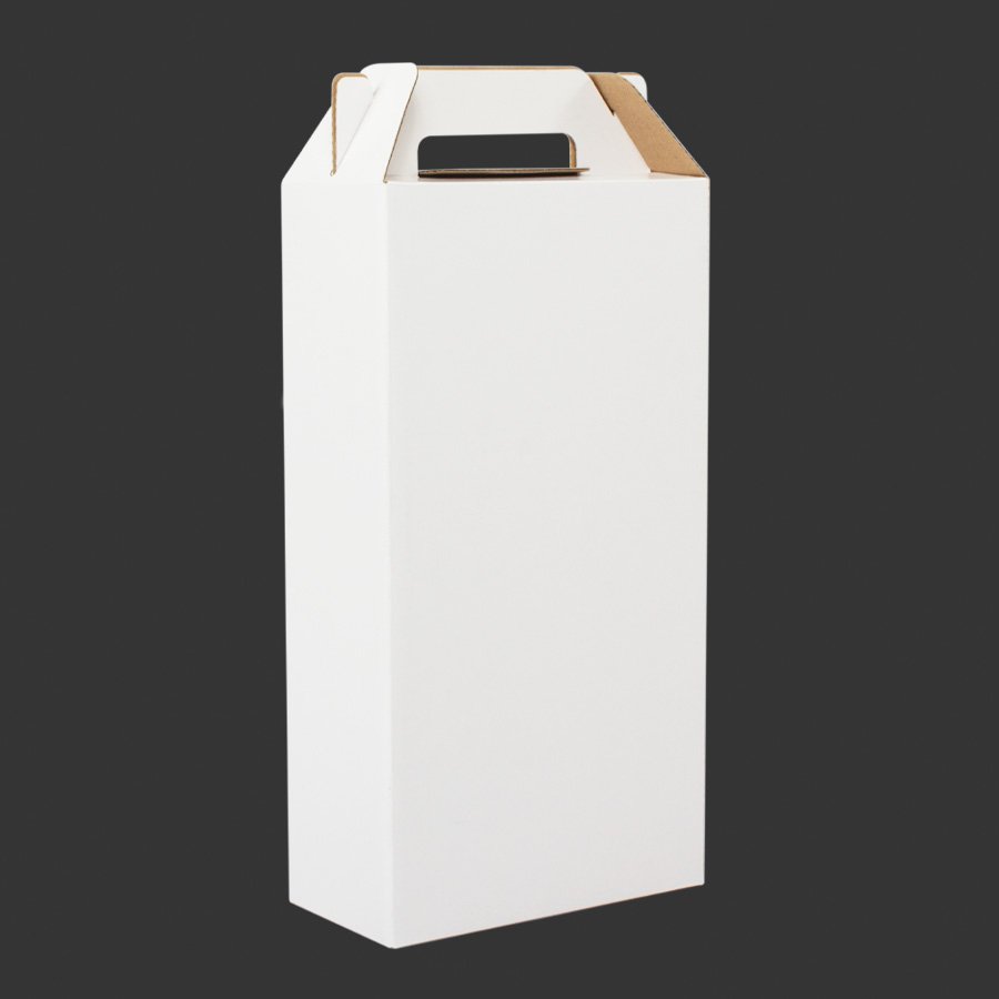 Caja autoarmable con asas, para 2 botellas de Vino — vista 4 · GF Group