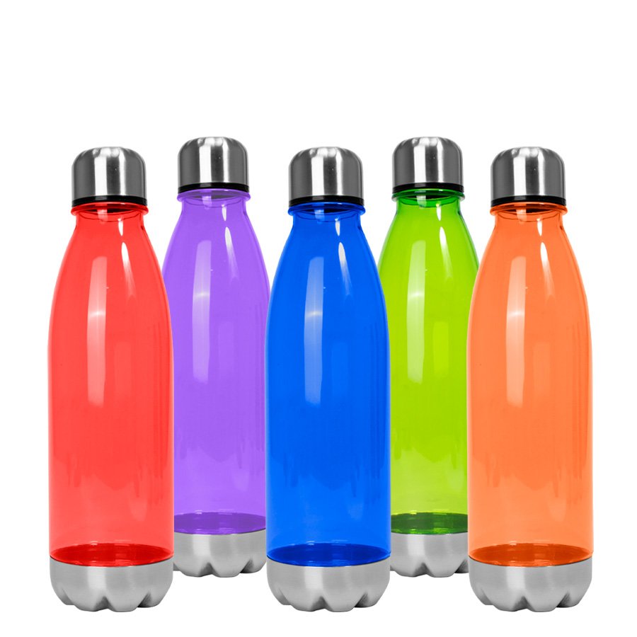 Botella PET tapa acero «VIVID» 700cc · GF Group