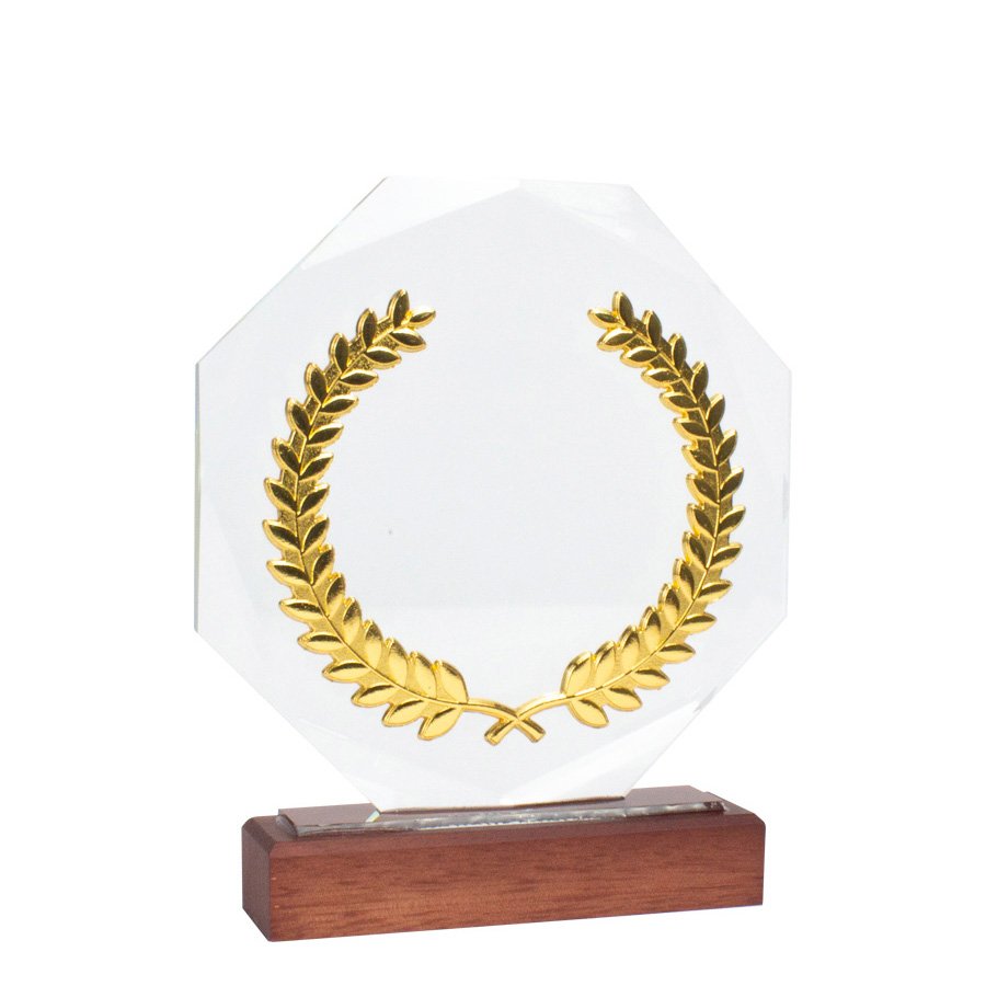 Trofeo Galvano de Madera, Cristal y Acero «Phelps» · GF Group