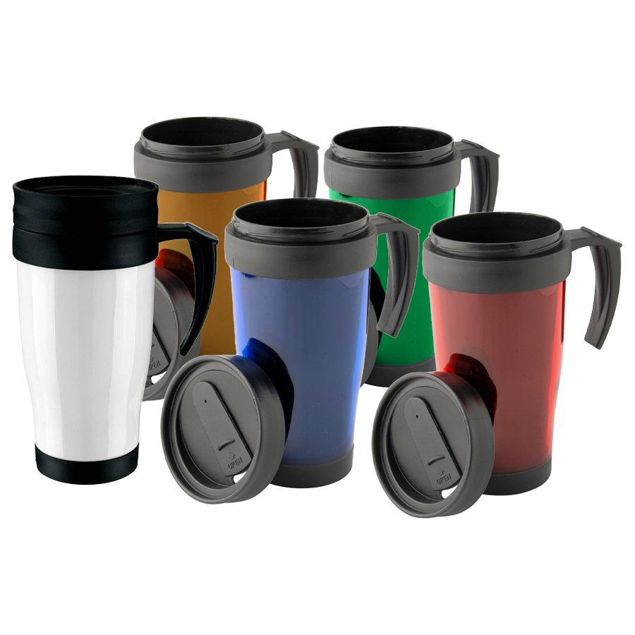 Mug Térmico Plástico 400cc — vista 2 · GF Group