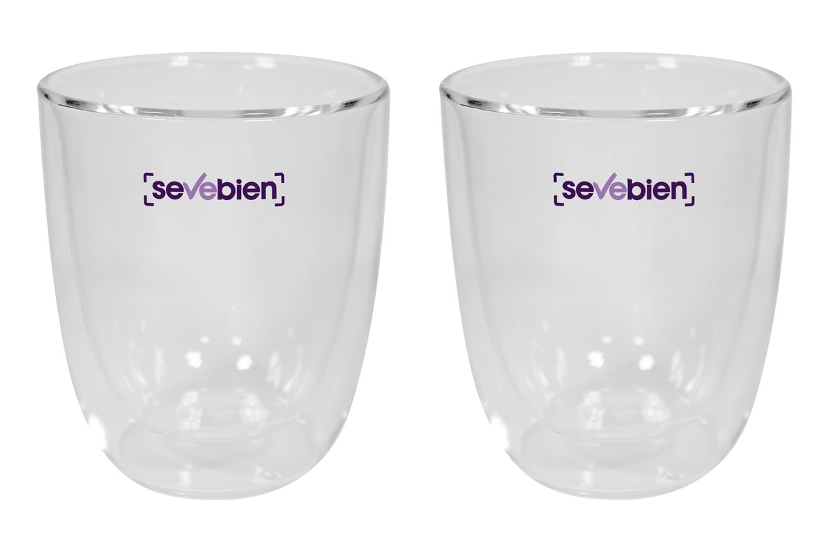 SET DE VASOS DE VIDRIO “DOUBLE” — vista 3 · GF Group