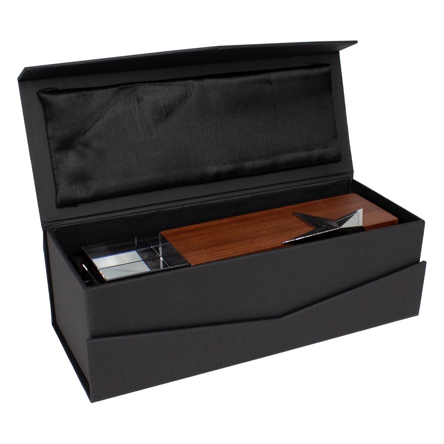 Trofeo de Madera y Cristal «Silver Star» — vista 4 · GF Group