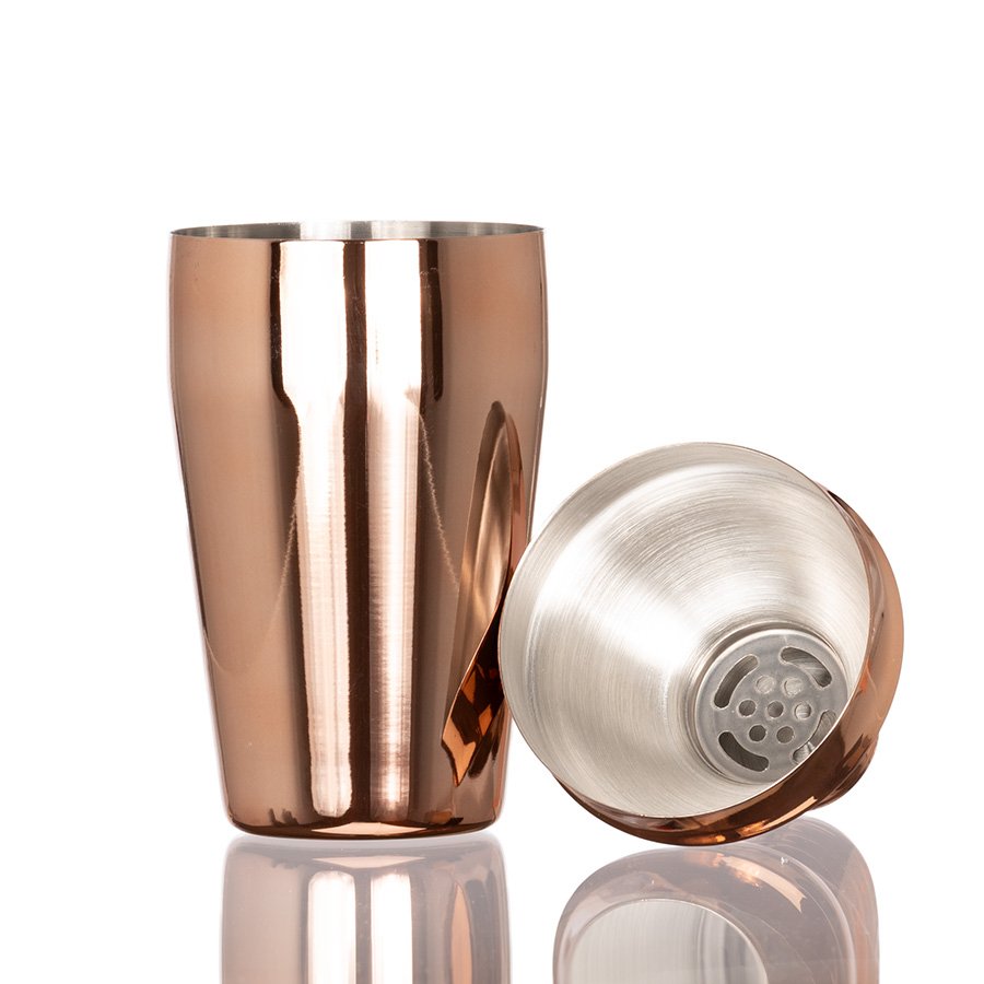 Coctelera metálica encobrizada «COPPER» 500cc — vista 3 · GF Group