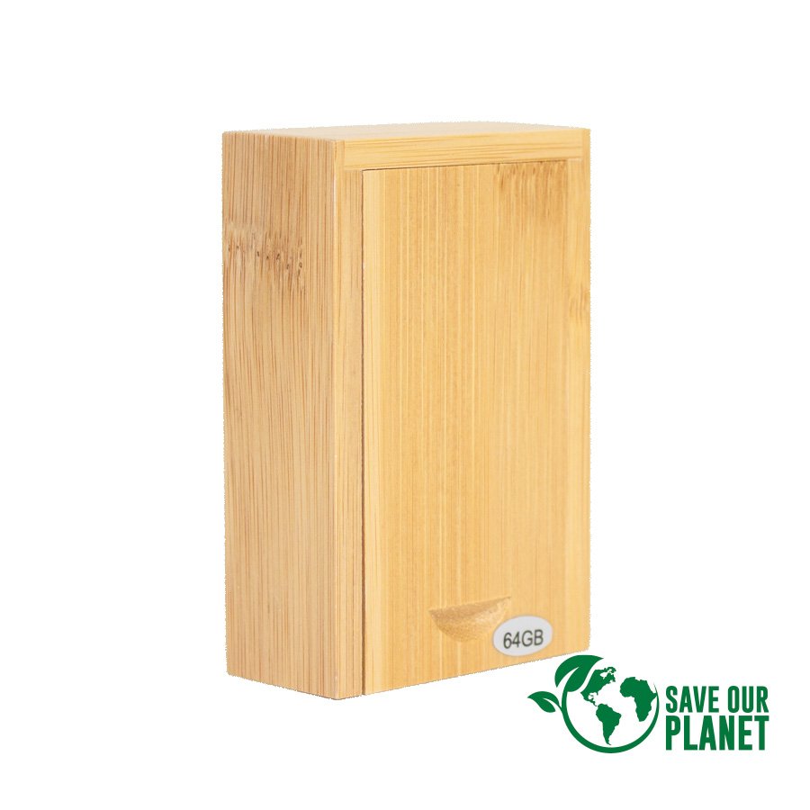 USB Pendrive giro 64GB de Bamboo — vista 4 · GF Group