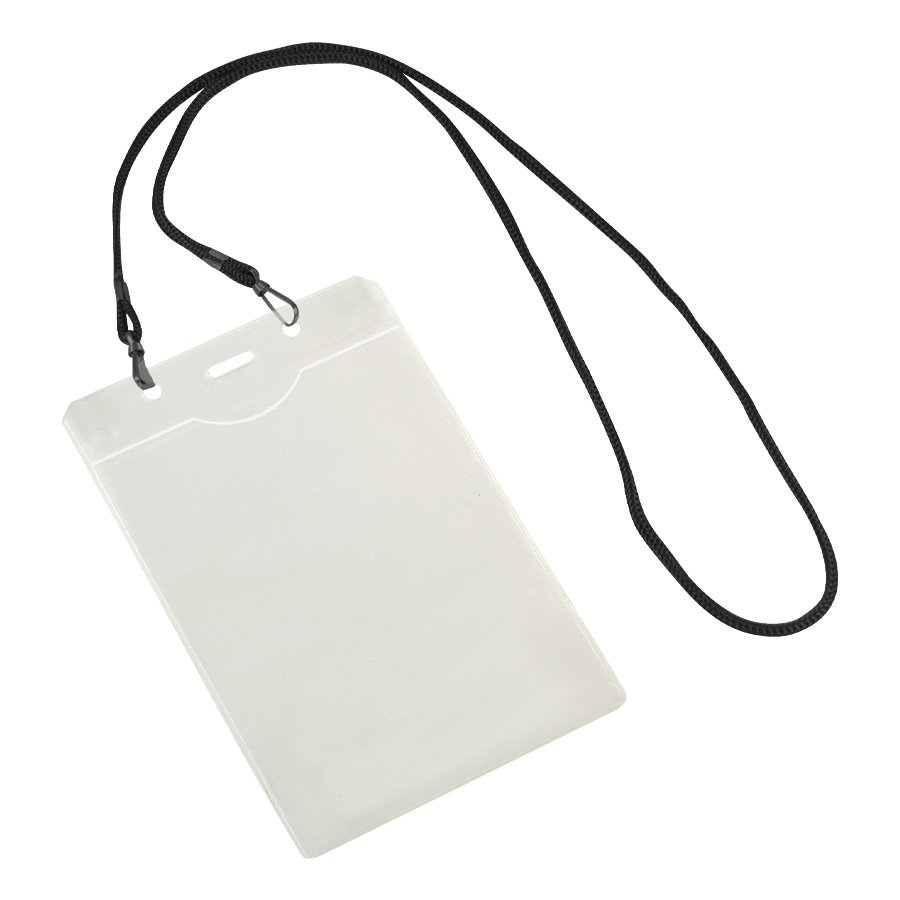 Porta-Credencial con Colgador Negro · GF Group