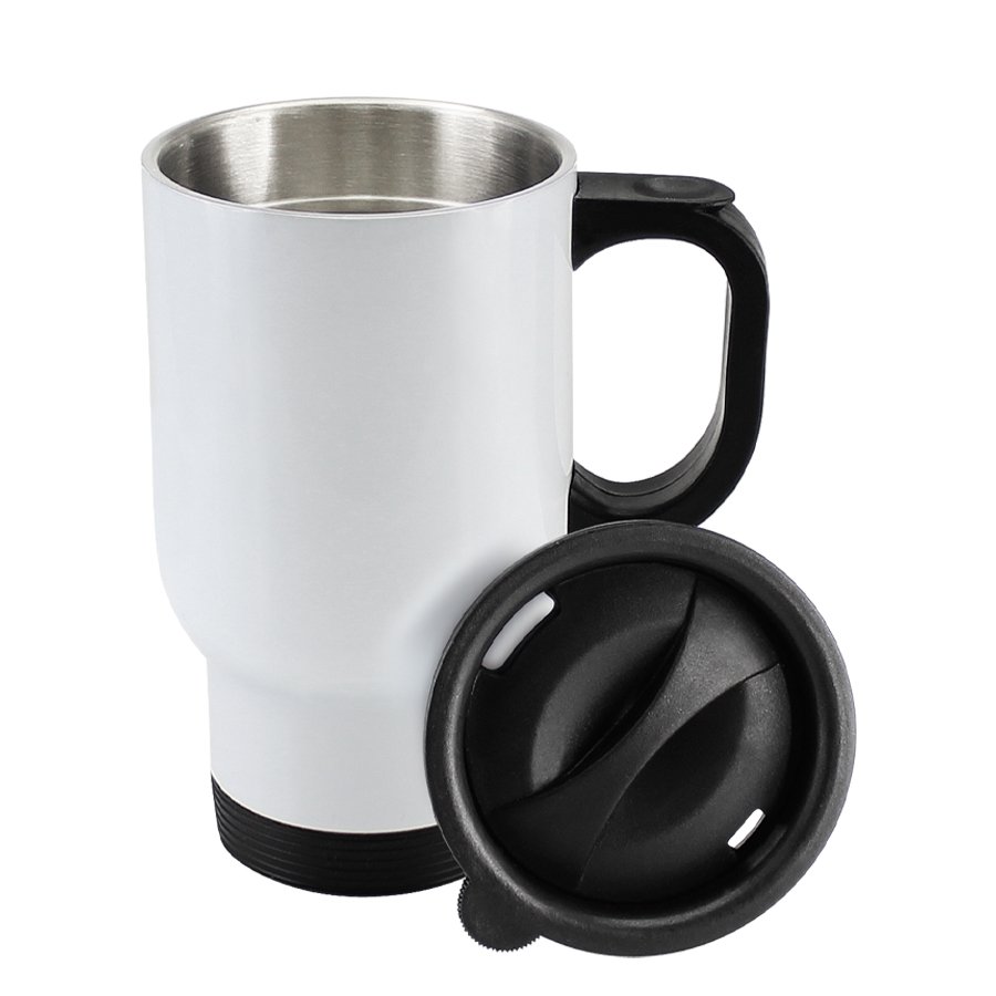 Mug Térmico Blanco 450cc Sublimación — vista 2 · GF Group