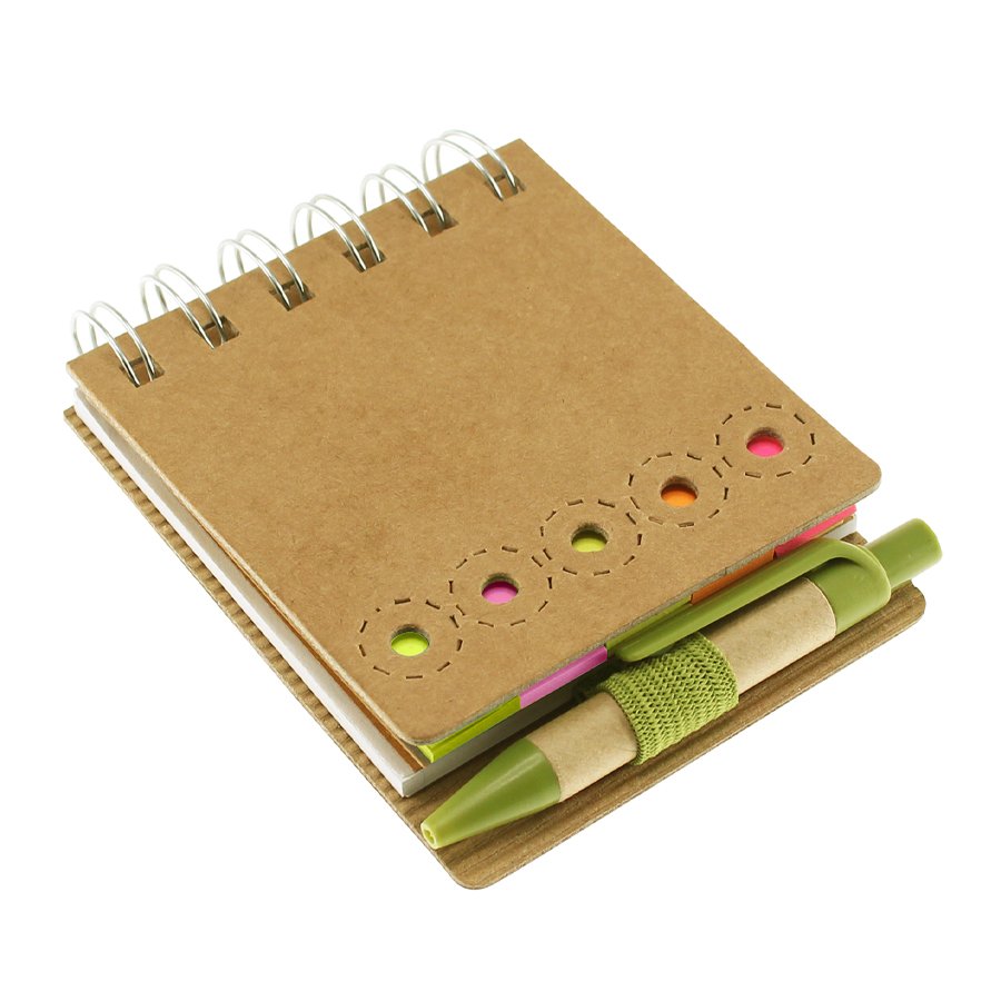 Memo Set Ecológico con Bolígrafo — vista 3 · GF Group