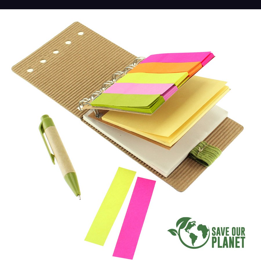 Memo Set Ecológico con Bolígrafo · GF Group