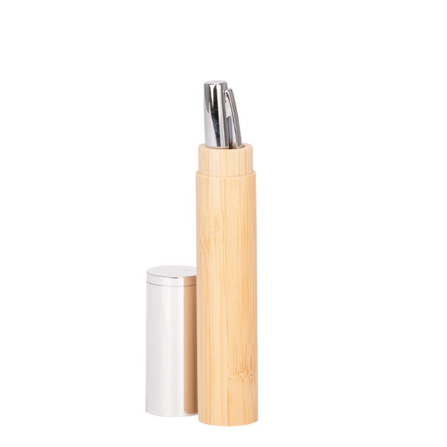 Bolígrafo metálico «AIRLIE» con grip de bamboo y estuche. — vista 5 · GF Group