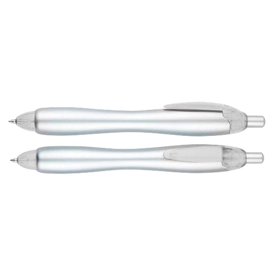 Bolígrafo Plástico Gordito Silver — vista 2 · GF Group