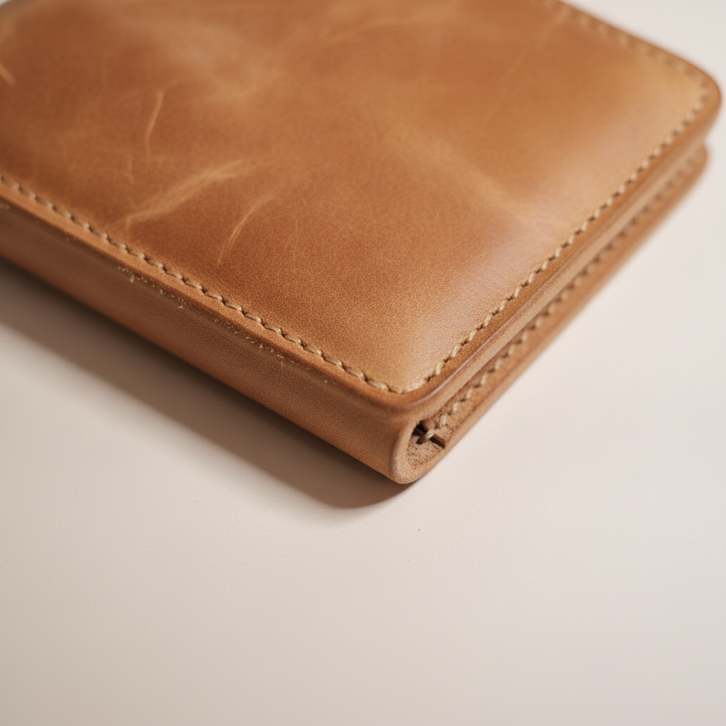 BILLETERA BIFOLD DE CUERO — vista 4 · GF Group