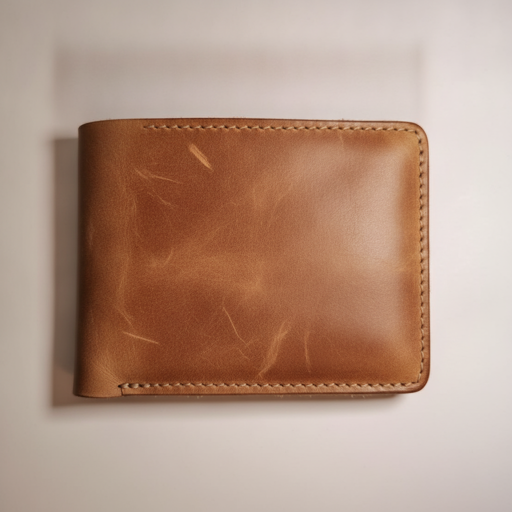 BILLETERA BIFOLD DE CUERO — Taller de cuero · GF Group